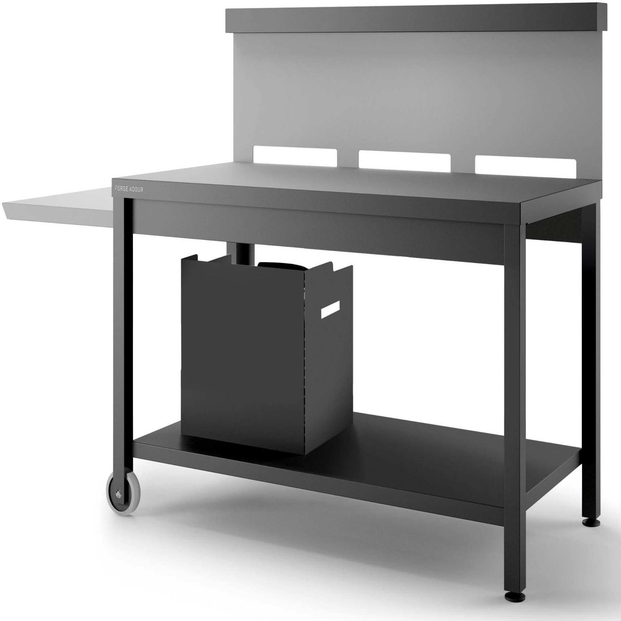 FORGE ADOUR Chariot pour plancha noir/gris clair - TRCANG1