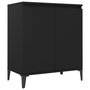 Voir la diapositive 2 : VIDAXL Buffet noir 60x35x70 cm bois d'ingenierie