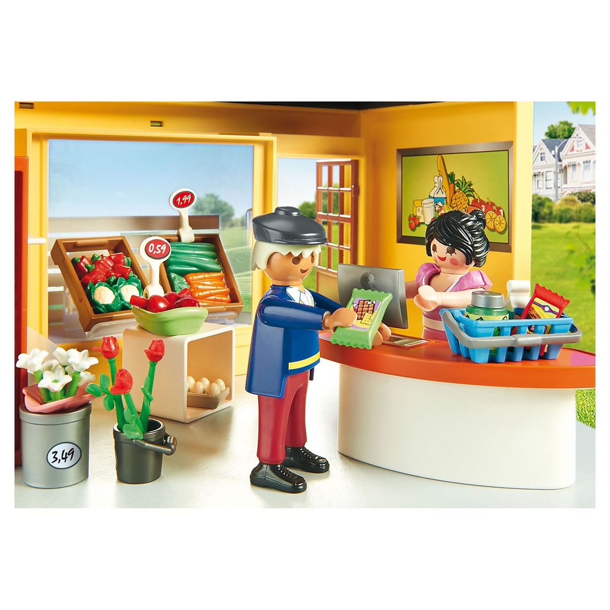 PLAYMOBIL 70375 - City Life - Epicerie
