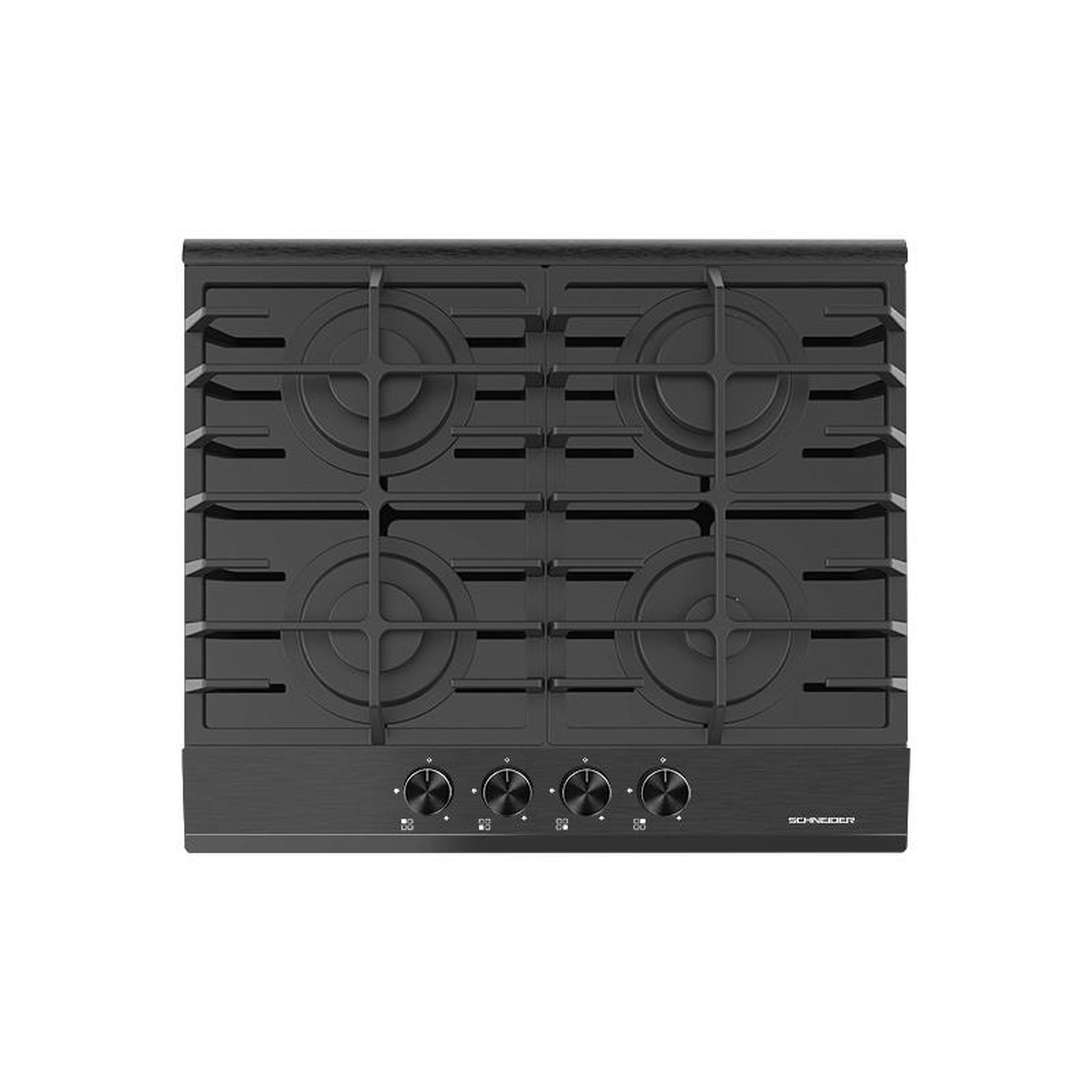 SCHNEIDER Table gaz verre Noir - SCTGOG6040N