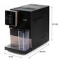 Voir la diapositive 5 : Domo Machine a expresso automatique avec broyeur - DOMO - DO743K - 1350 W - 19 bar - 125 g café - Noir