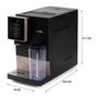 Voir la diapositive 5 : Domo Machine a expresso automatique avec broyeur - DOMO - DO743K - 1350 W - 19 bar - 125 g café - Noir