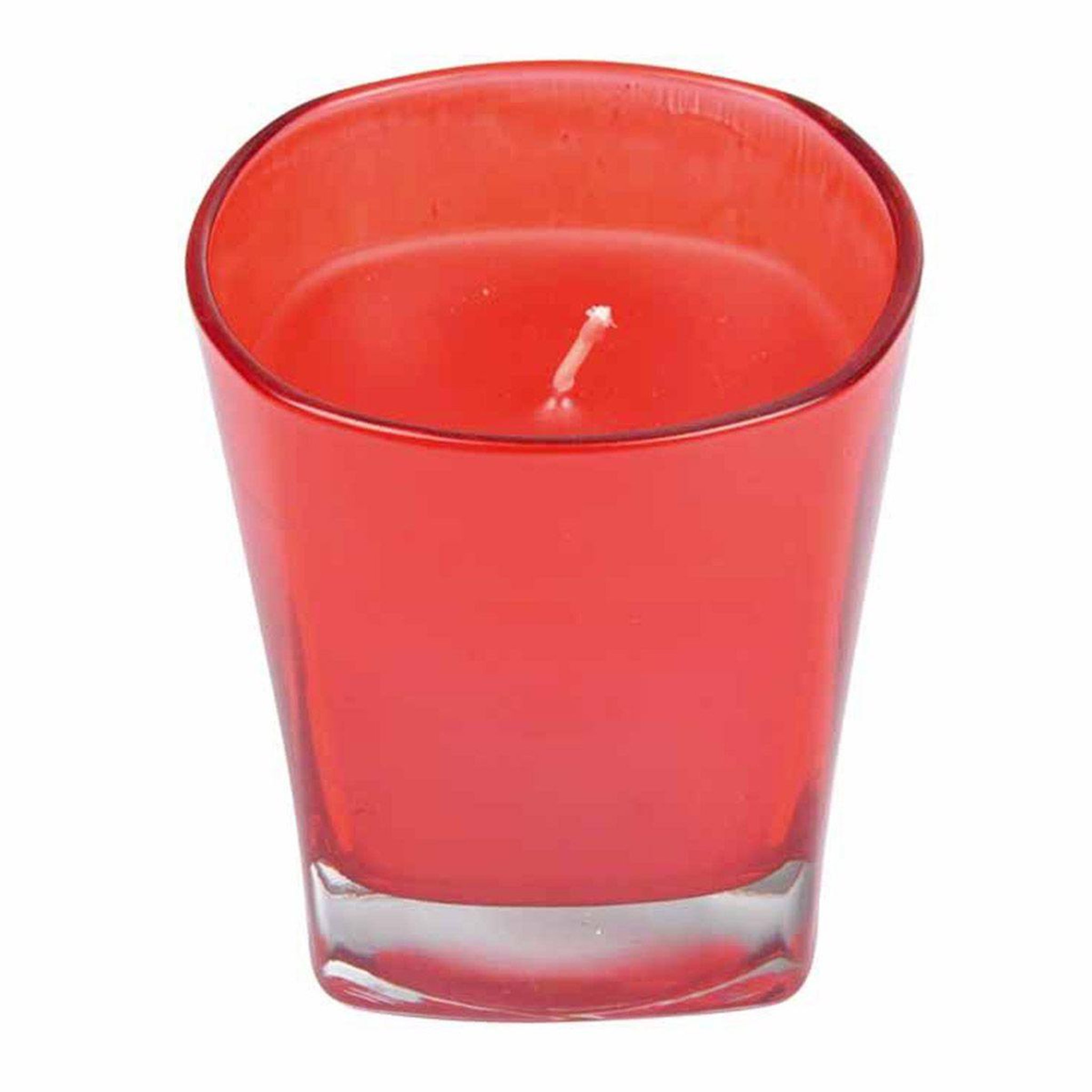 HOMEA Bougie parfumée verre  essentiel  7cm fraise