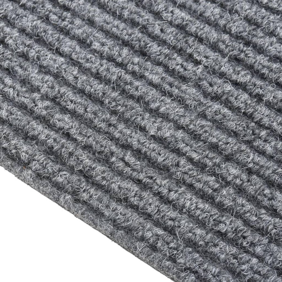 VIDAXL Tapis 100x400 cm Gris
