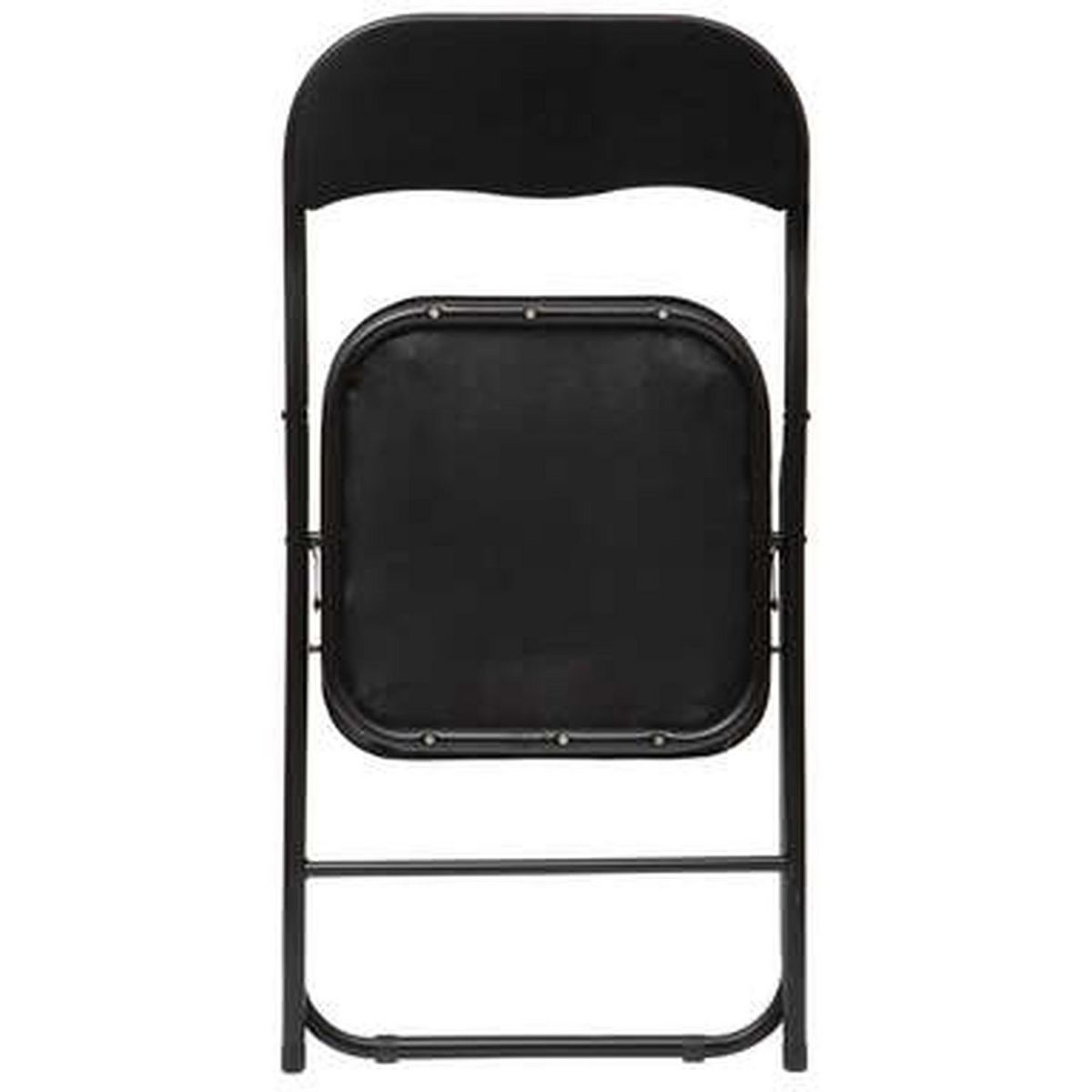 Chaise pliante en velours pieds métal 