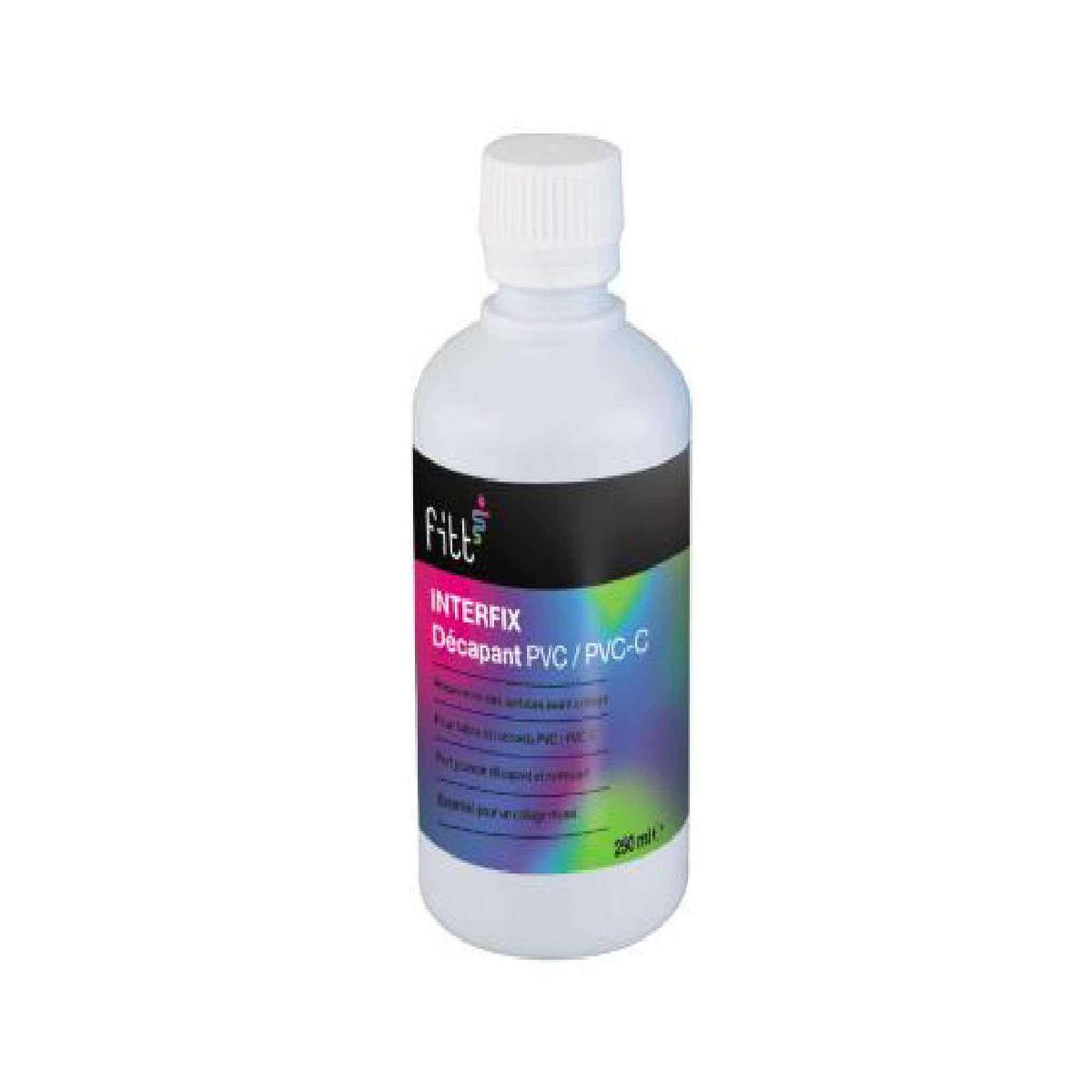 JARDIDECO Décapant pour tubes et raccords PVC/PVC-C Interfix 250 ml - Fitt