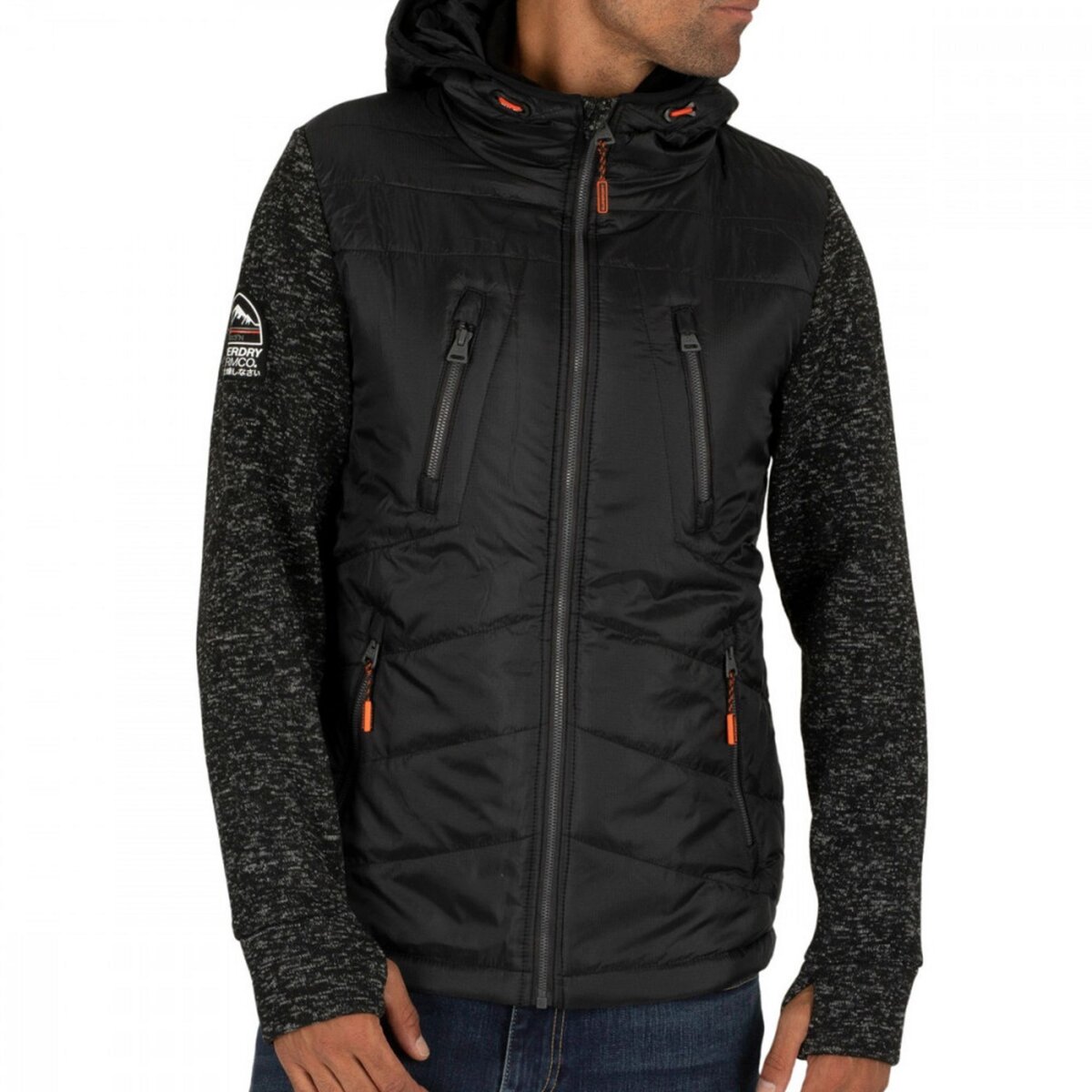 Veste 2024 superdry noir