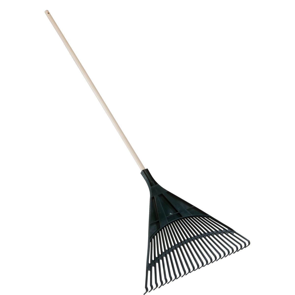 GARDENSTAR Ramasse feuille - 24 dents avec manche en bois