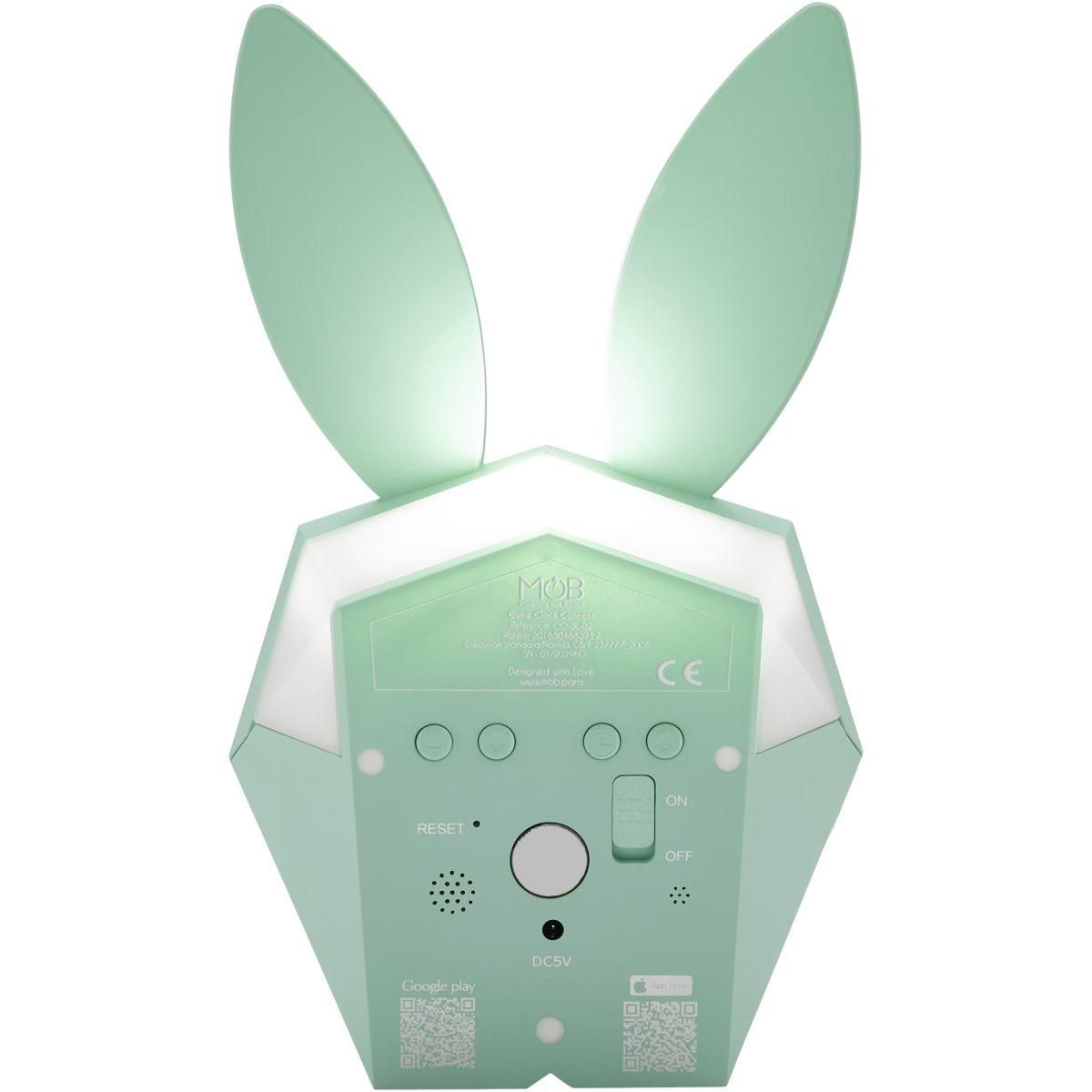 MOBILITY ON BOARD Réveil Cutie Clock Connect Bleu