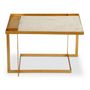 Voir la diapositive 2 : Paris Prix Table Basse en Marbre Design  Tocade  66cm Or