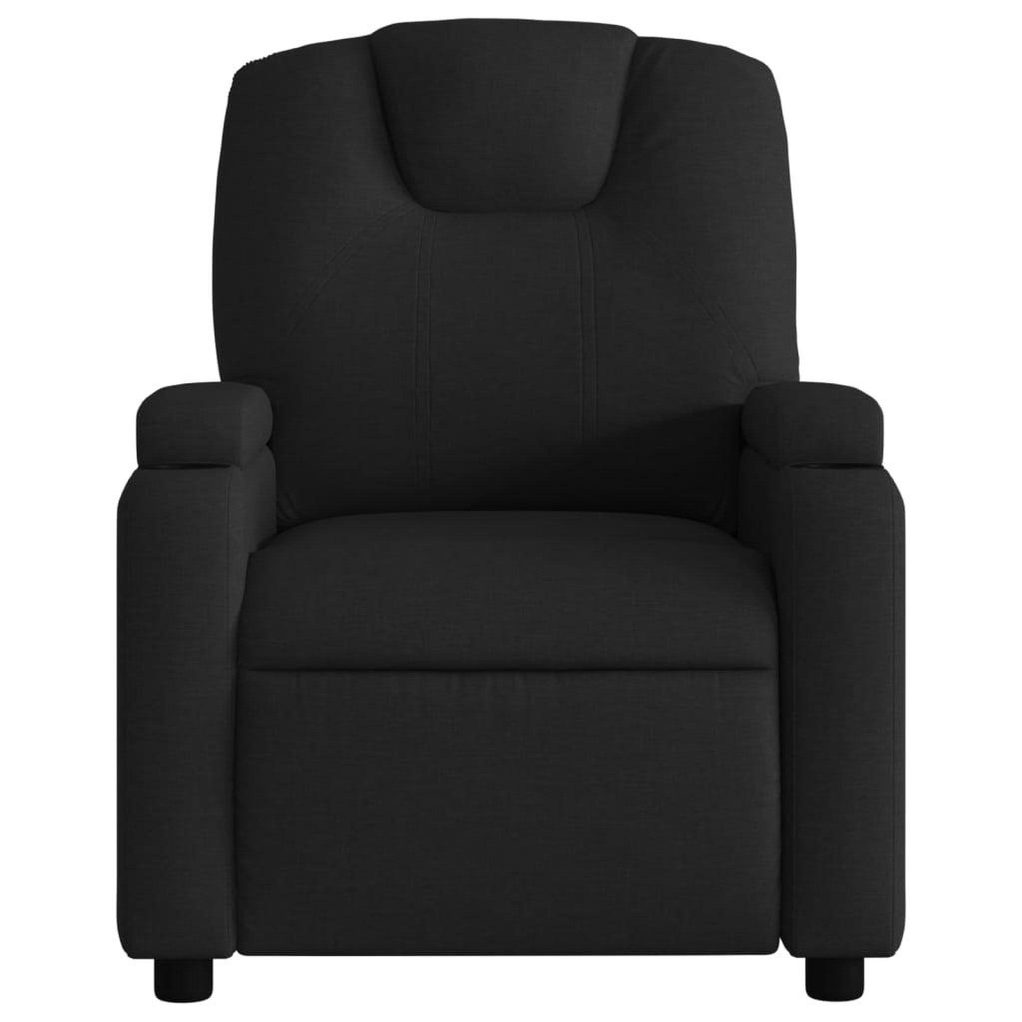 Voir la diapositive 3 : VIDAXL Fauteuil inclinable Noir Tissu