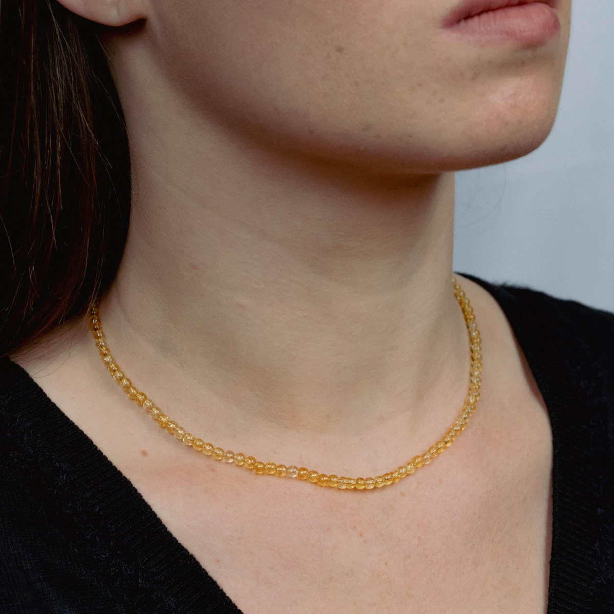 SLOYA Collier Serena en pierres Citrine