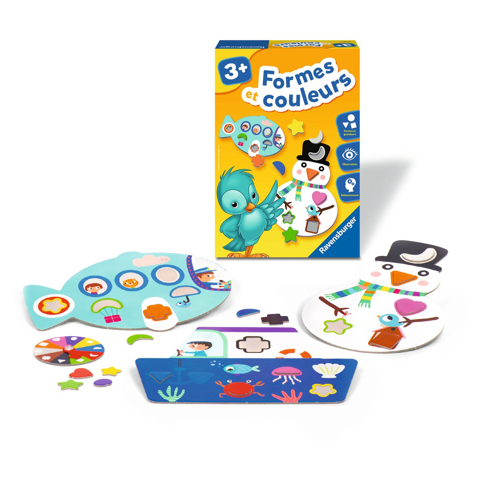 Voir la diapositive 3 : RAVENSBURGER Jeu Formes et Couleurs