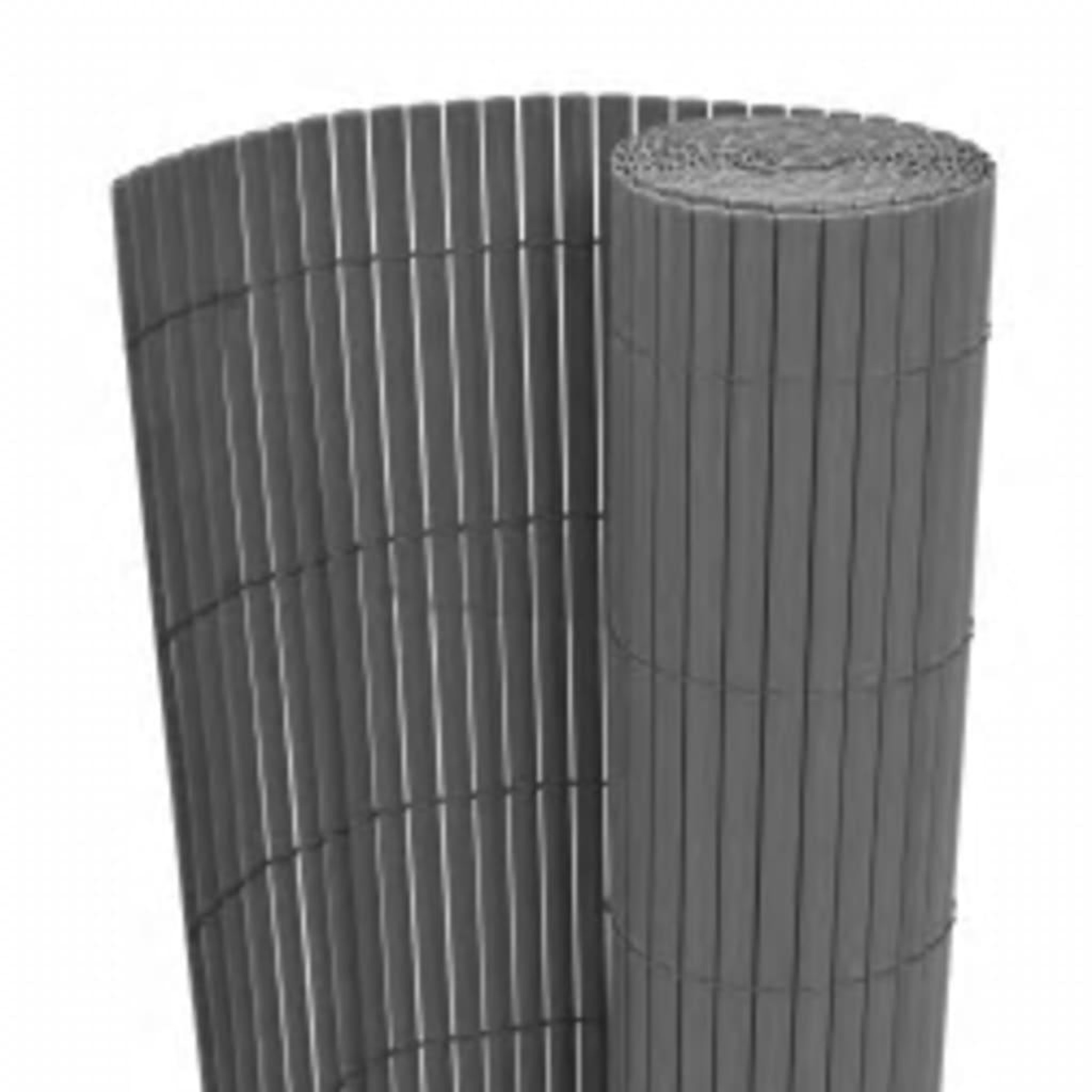 Voir la diapositive 2 : VIDAXL Cloture de jardin double face 110x300 cm Gris