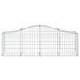 Voir la diapositive 4 : VIDAXL Paniers a gabions arques 40 pcs 200x50x60/80 cm fer galvanise
