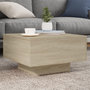 Voir la diapositive 1 : VIDAXL Table basse chene sonoma 55x55x31 cm bois d'ingenierie