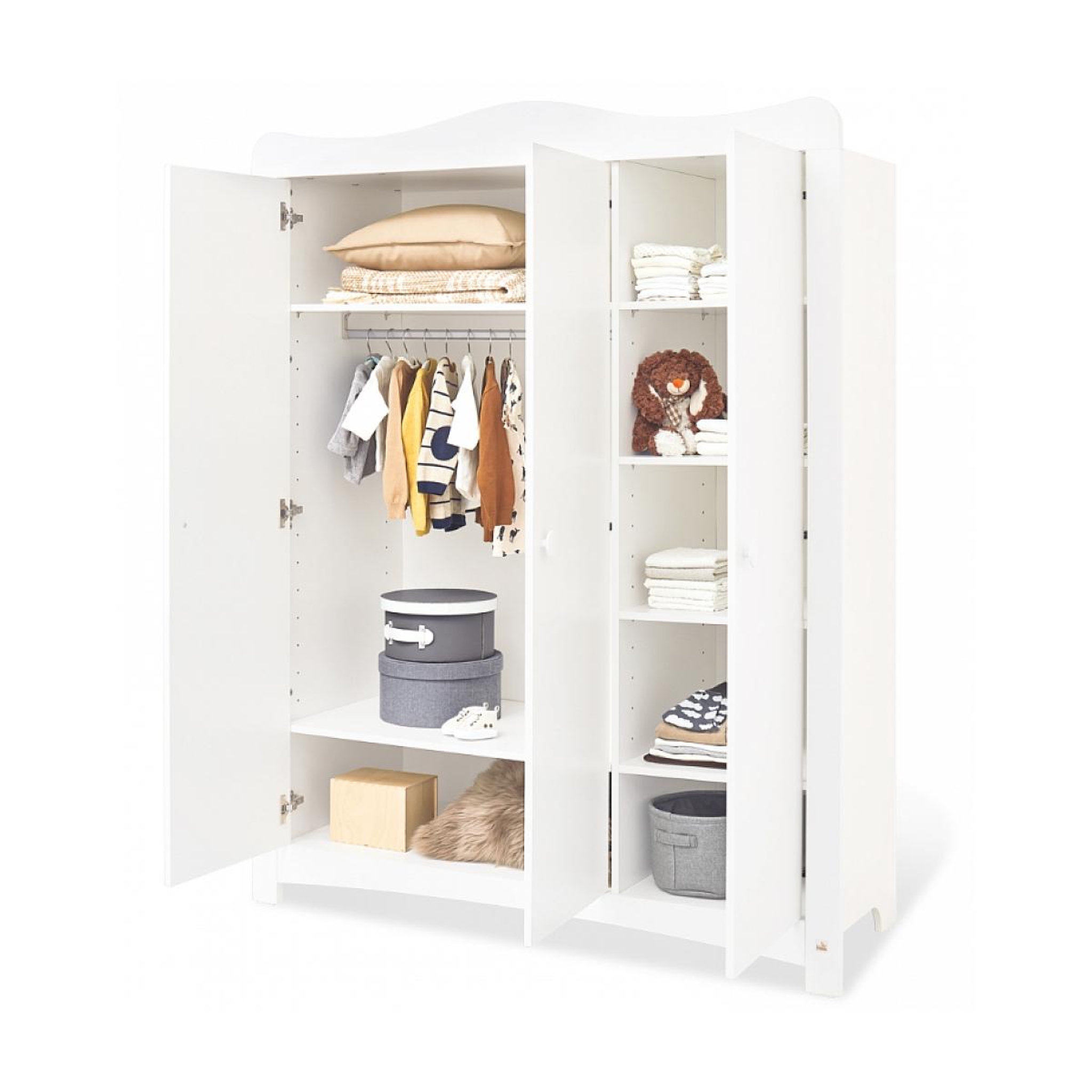Voir la diapositive 2 : Pinolino Armoire  Florentina Grande L 140 x P 57 x H 180