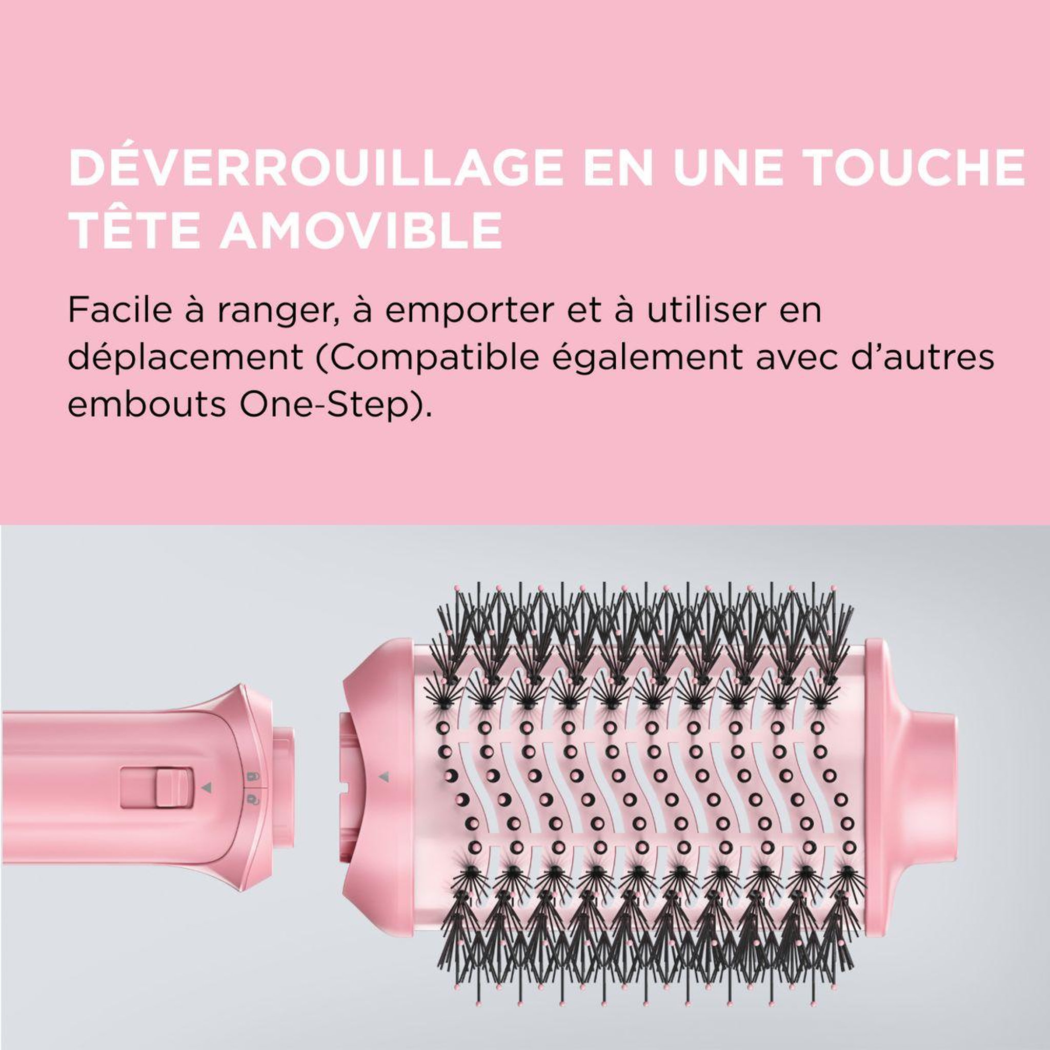 Voir la diapositive 5 : Revlon Brosse soufflante one-step volumiser glow rvdr5375e