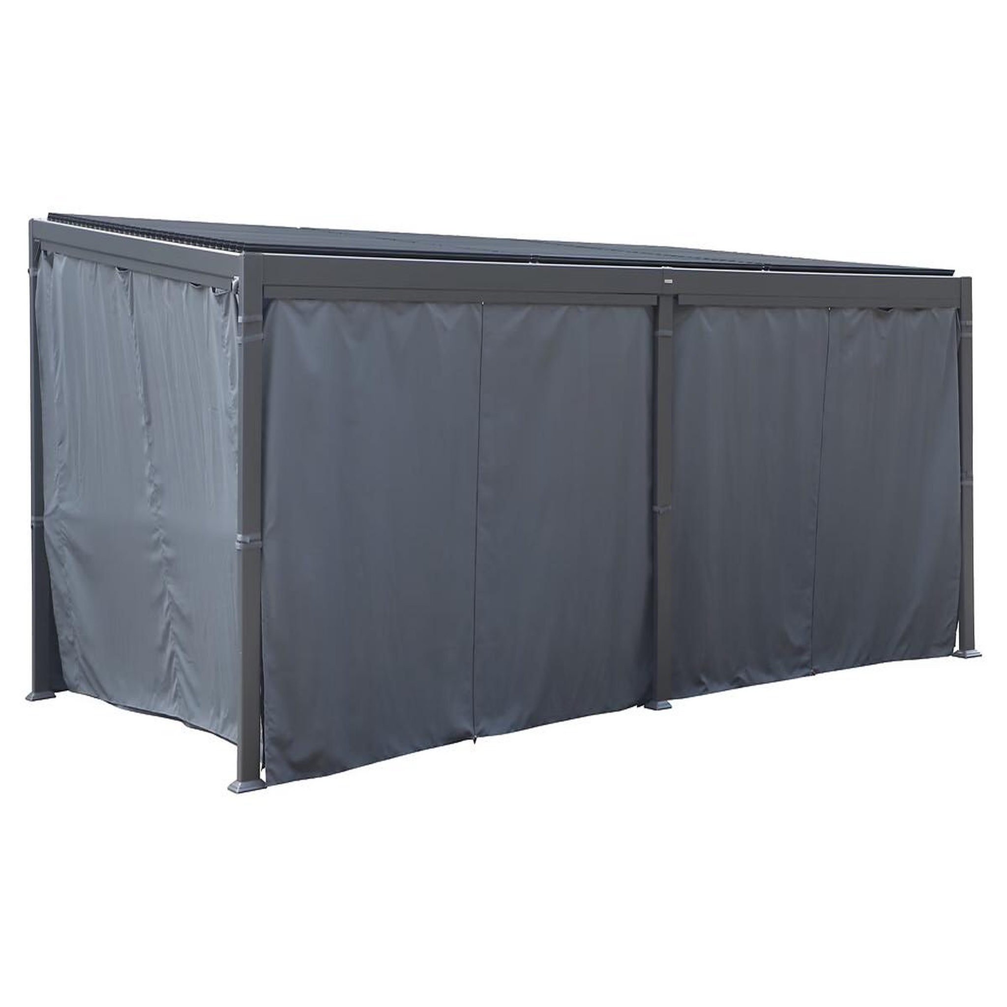 HESPERIDE 6 rideaux pour pergola bioclimatique avila 6 x 3,5 m - hespéride