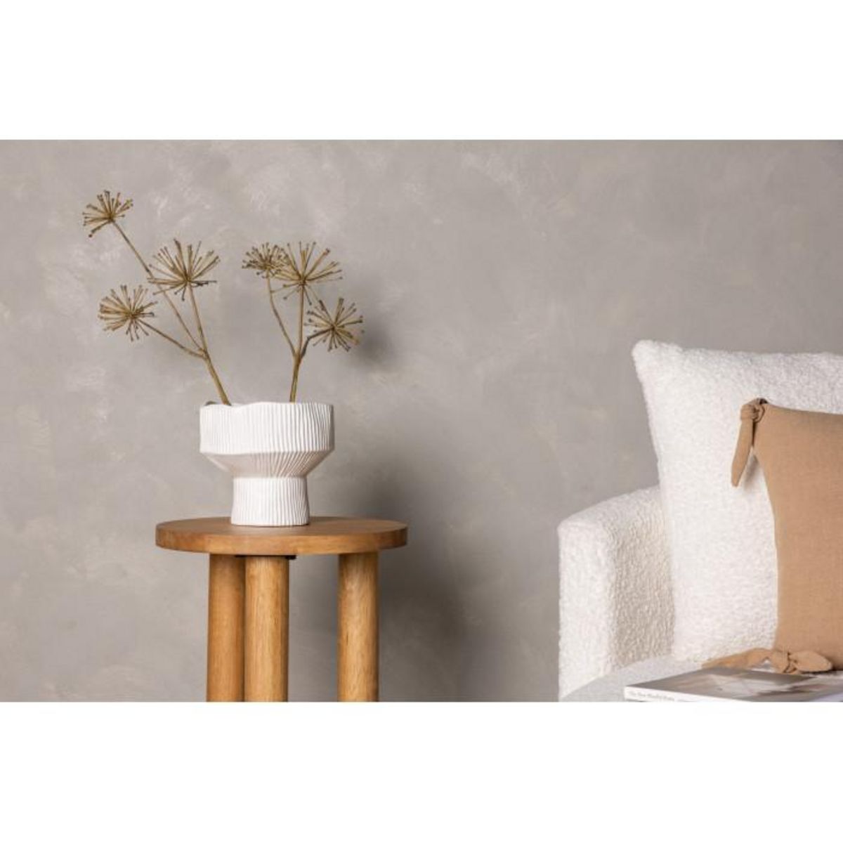 Paris Prix Table d'Appoint en Bois  Duxbury  60cm Naturel