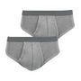 Voir la diapositive 2 : Athena Lot de 2 slips taille haute ouverts homme Coton Bio