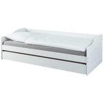 Lit banquette gigogne 90x190 cm ANDREA