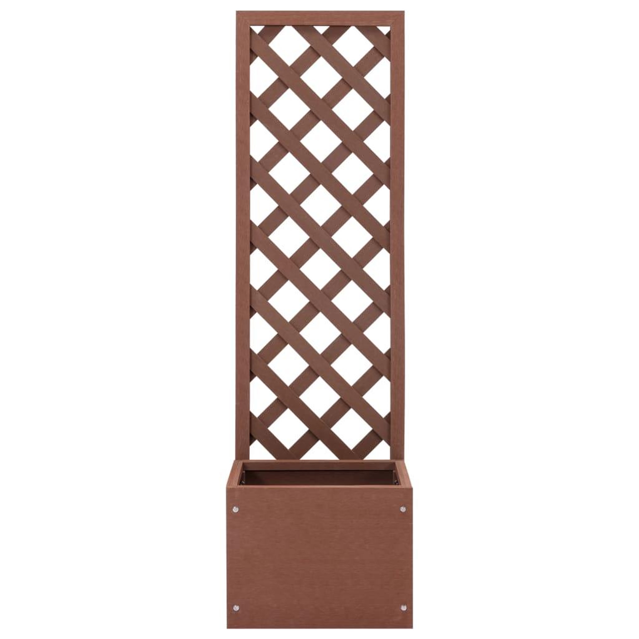 Voir la diapositive 2 : VIDAXL Jardiniere en treillis 40x30x135 cm WPC