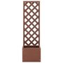 Voir la diapositive 2 : VIDAXL Jardiniere en treillis 40x30x135 cm WPC