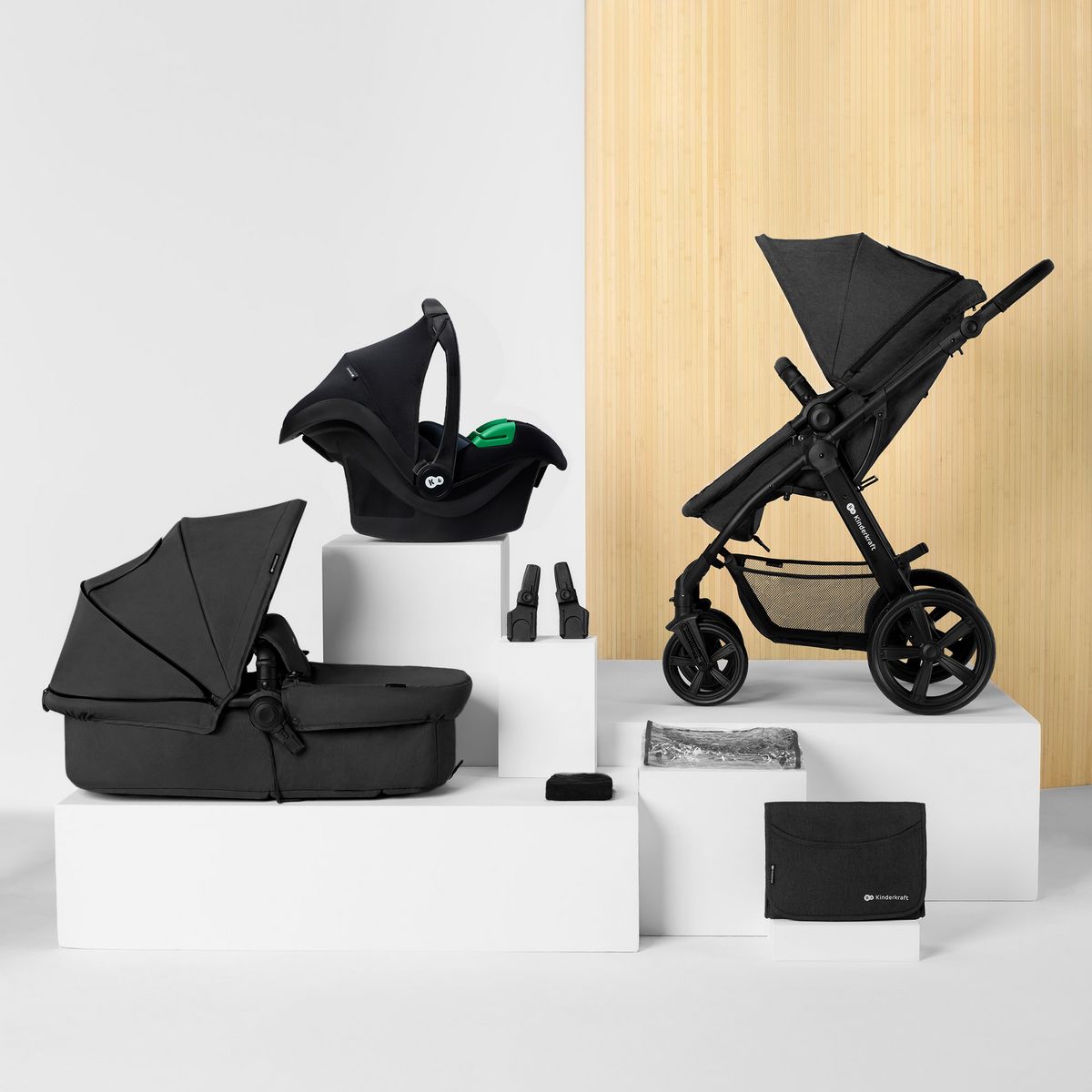 KINDERKRAFT Poussette Moov CT 3en1