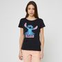 Voir la diapositive 1 : INEXTENSO T-shirt manches courtes gris anthracite femme Lilo et Stitch