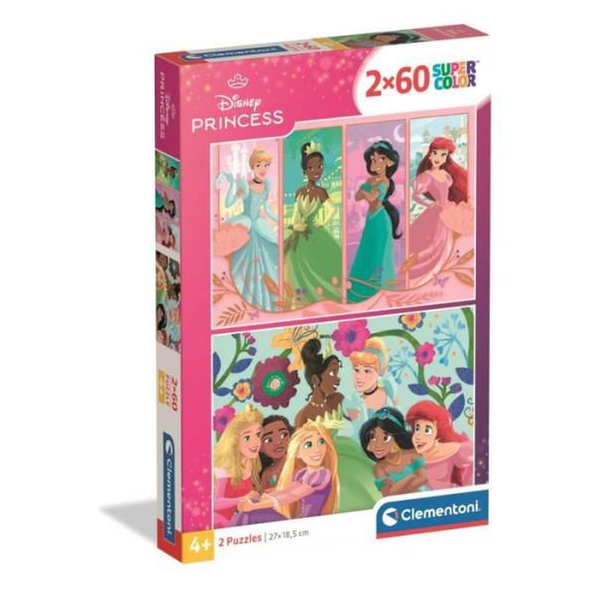 CLEMENTONI Clementoni - 2x60 pieces - disney princess