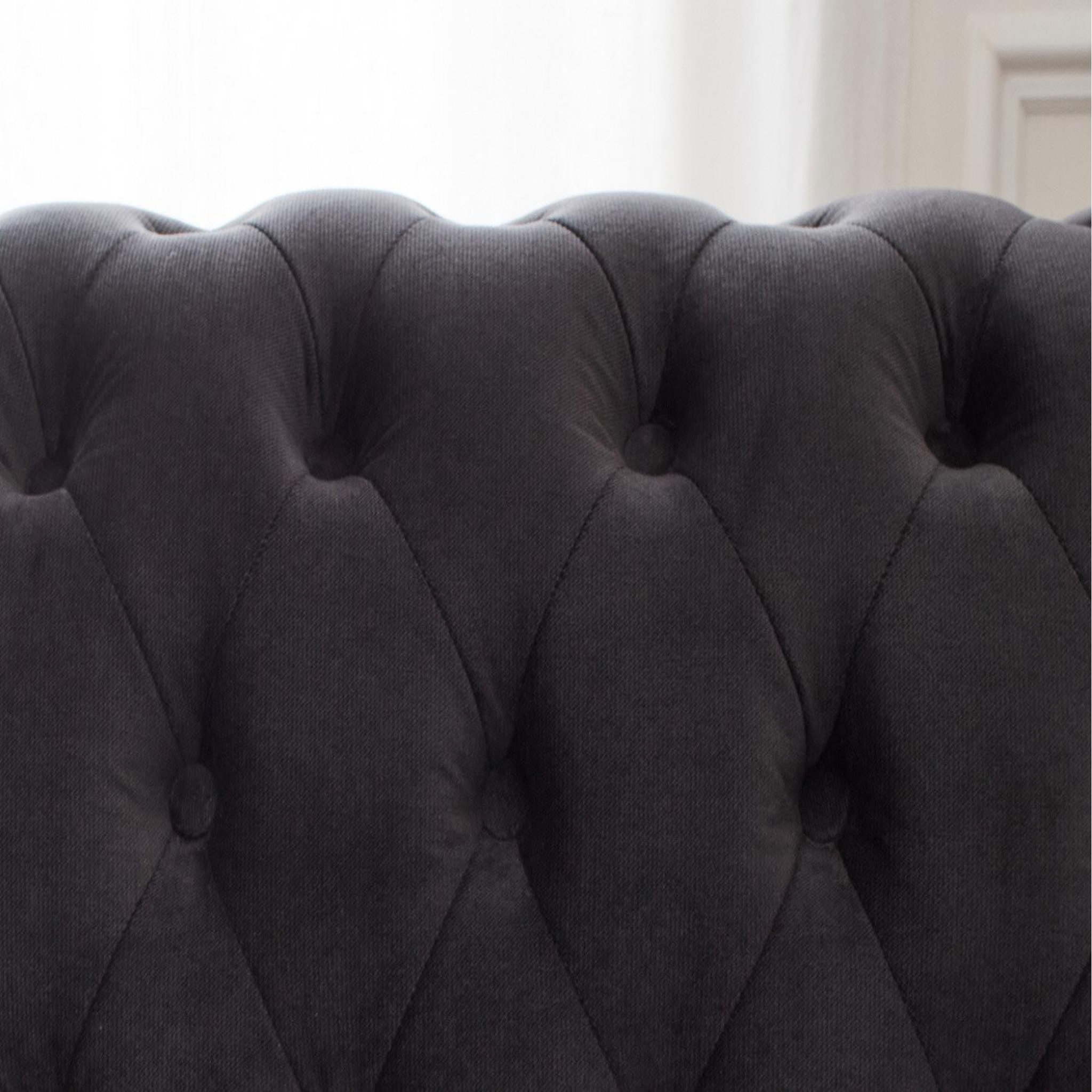 Voir la diapositive 4 : LISA DESIGN William - canapé chesterfield d'angle gauche - 4 places - en velours