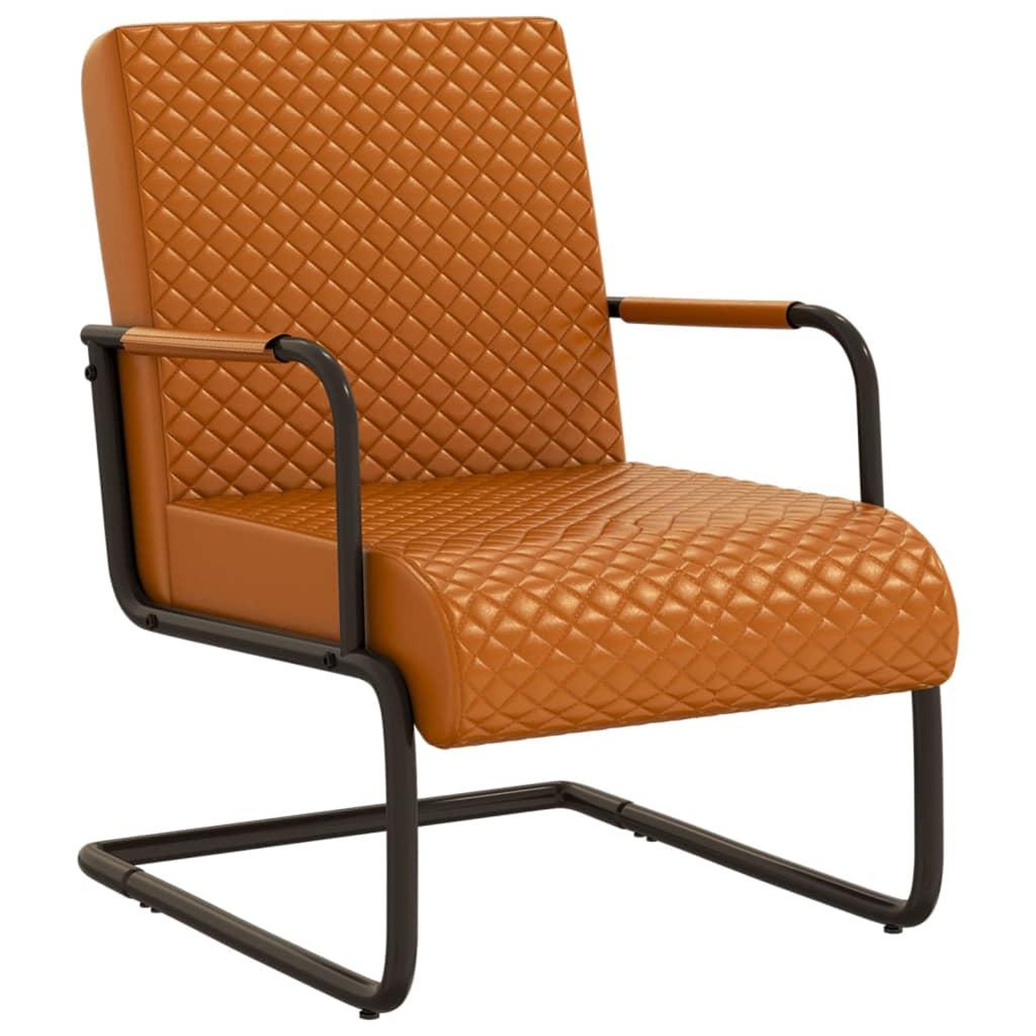 Voir la diapositive 1 : VIDAXL Chaise cantilever Marron Similicuir