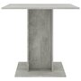 Voir la diapositive 3 : VIDAXL Table a manger Gris beton 80x80x75 cm bois d'ingenierie