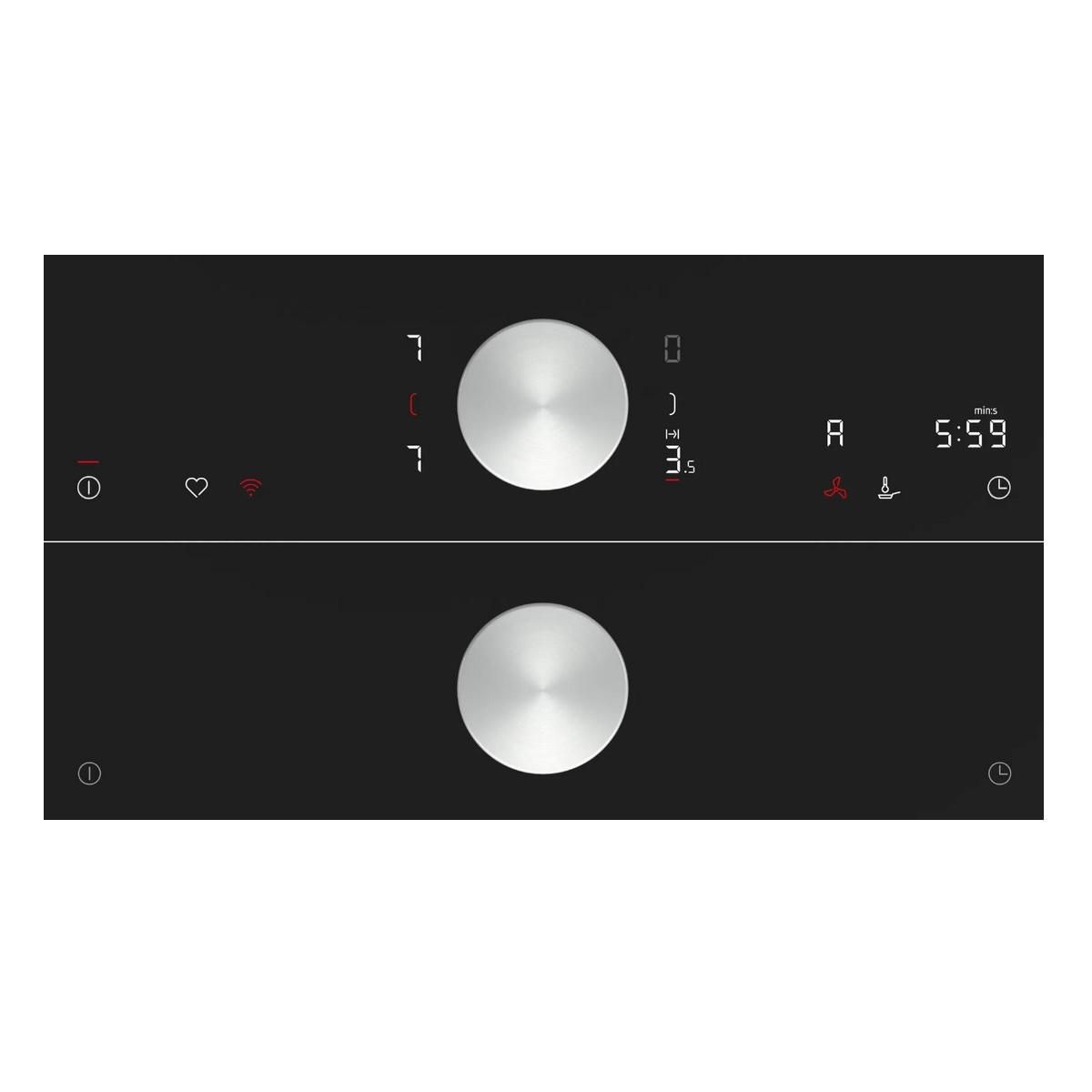 Neff Table de cuisson induction aspirante 80cm 4 feux 7400w noir - V68TTX4L0