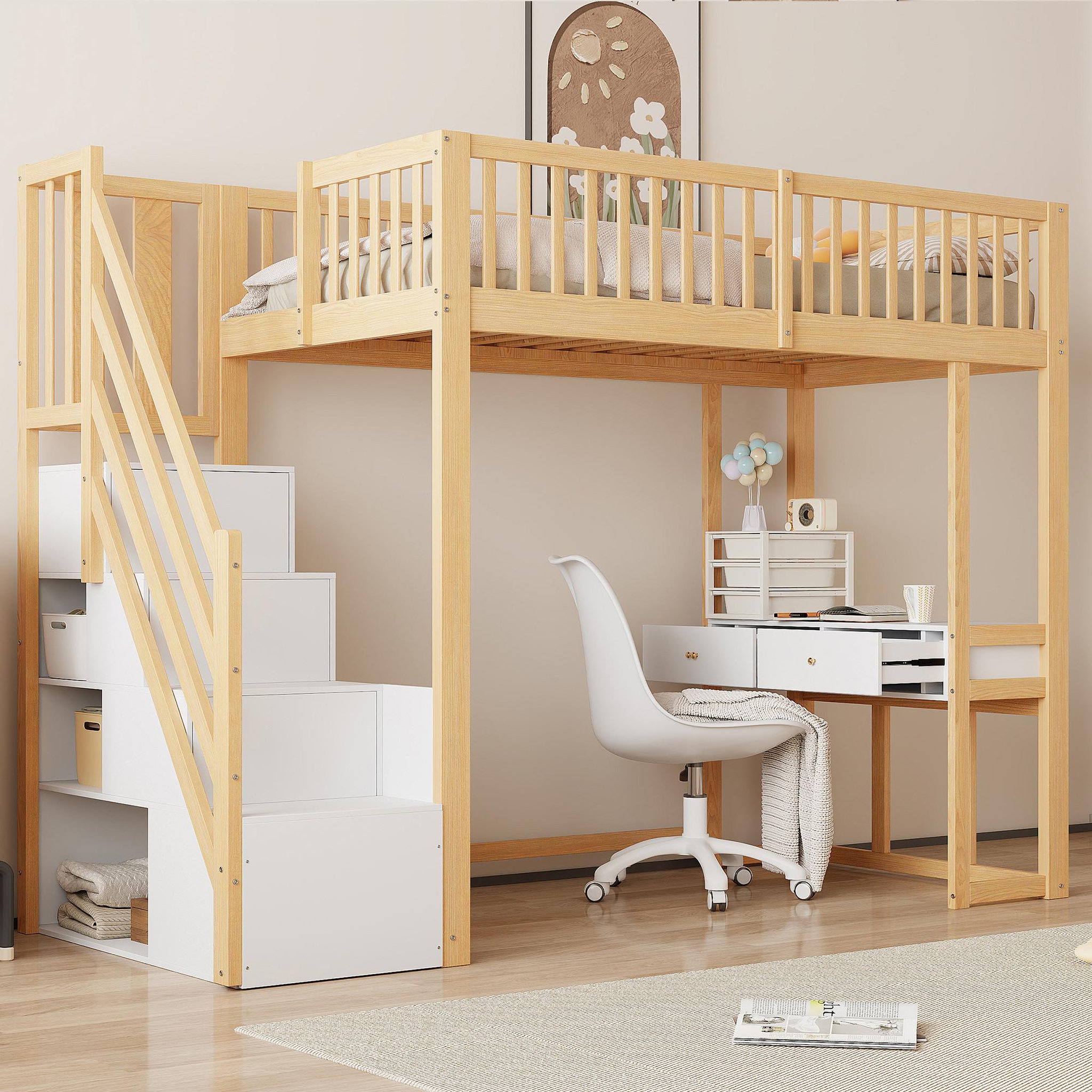 Voir la diapositive 5 : MERAX Lit mezzanine enfant