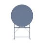 Voir la diapositive 6 : SWEEEK Table de jardin bistrot pliable - Emilia ronde - Table ronde Ø60cm en acier thermolaqué