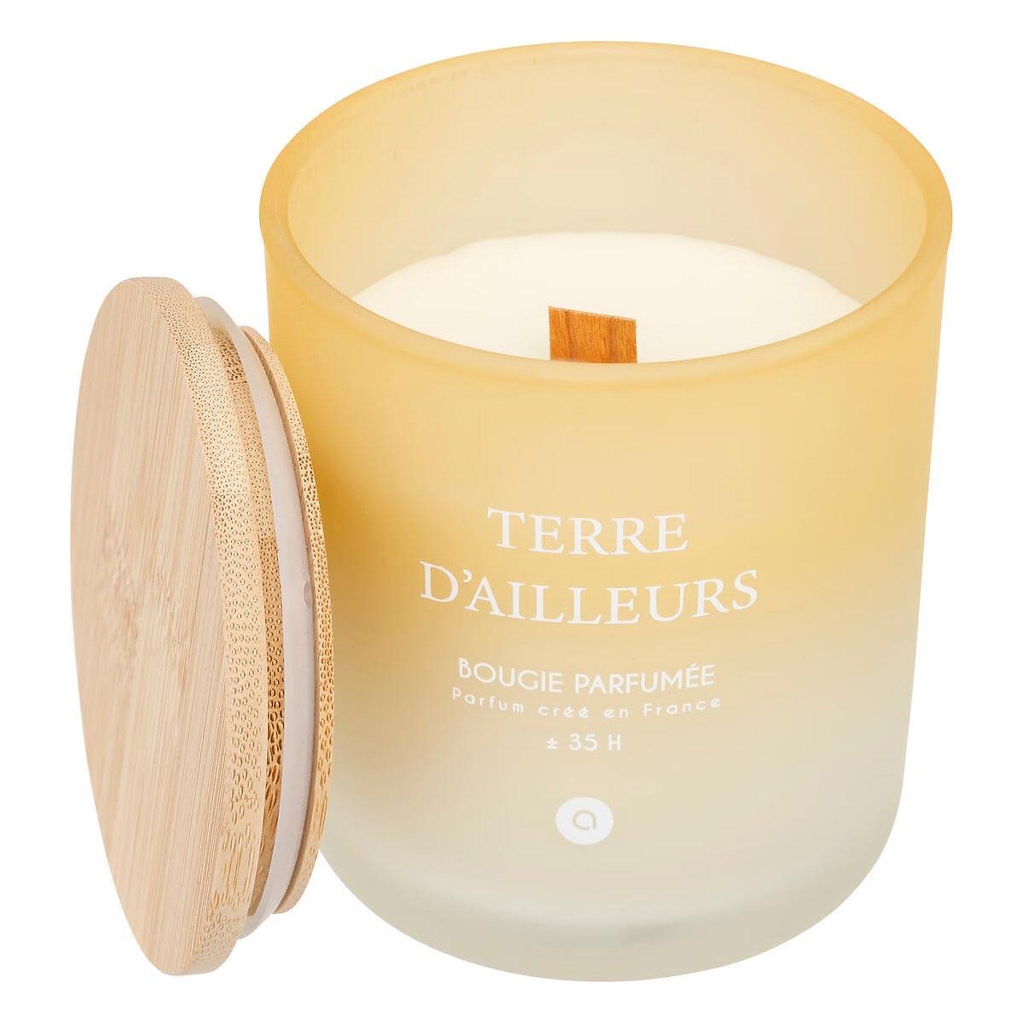 Voir la diapositive 2 : ATMOSPHERA Bougie parfumée en verre  sana  255g terre d'ailleurs