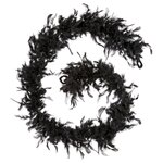 FEERIC LIGHT & CHRISTMAS Guirlande de Noël boa Plume. Coloris disponibles : Rouge