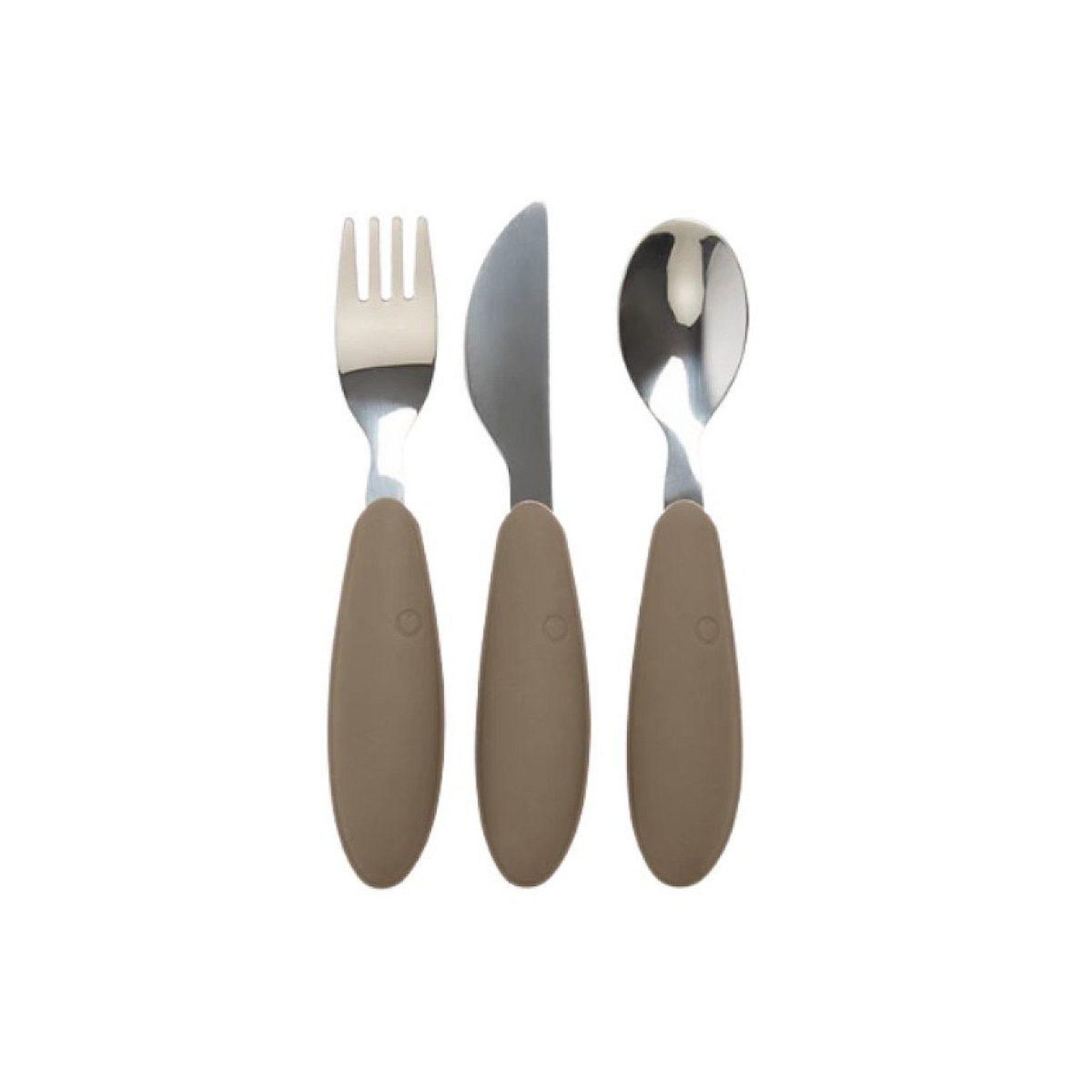 BIBS Ensemble de couverts - chene fonce