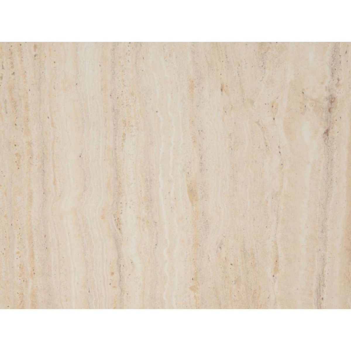 TOILINUX Table basse carrée effet travertin GÖRAN - Beige