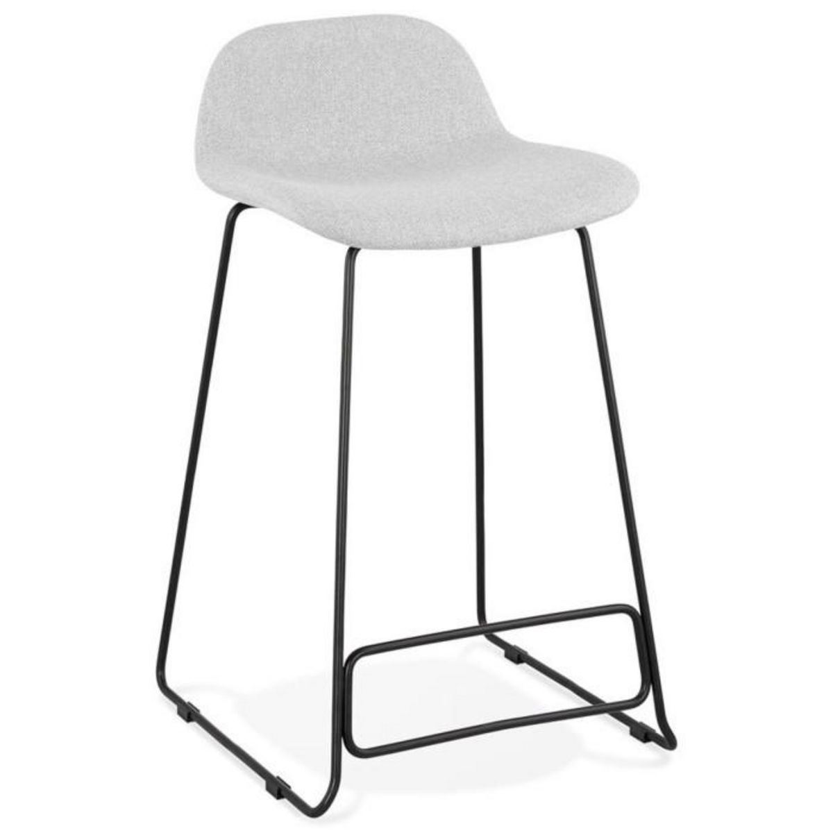 Paris Prix Tabouret de Bar Design  Sochi  85cm Gris & Noir