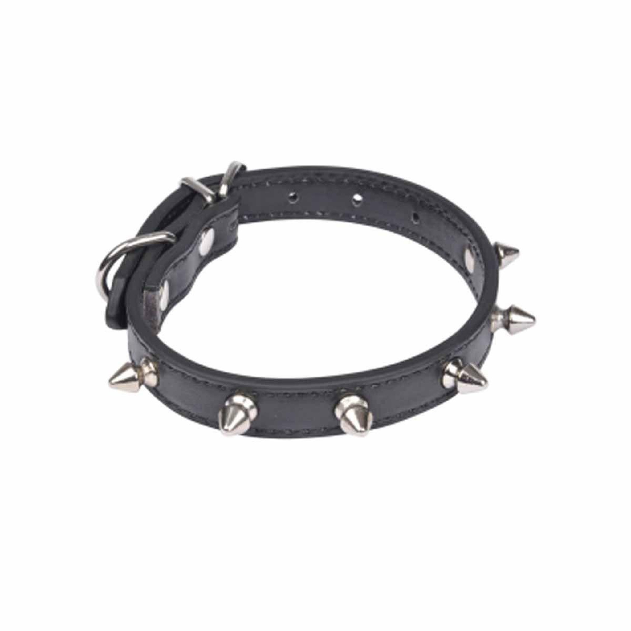 HOMEA Collier fantaisie pour chien  pics  35cm noir