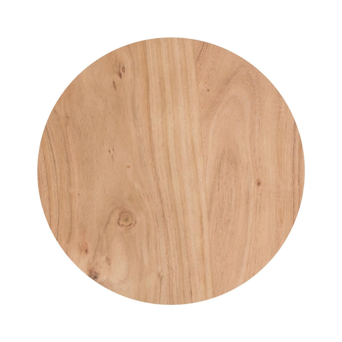Rendez vous déco Grande sellette en bois d'accacia et métal D41 cm - Mafana