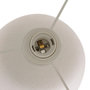 Voir la diapositive 4 : ATMOSPHERA Lampadaire cylindrique en grès ERIN - Gris
