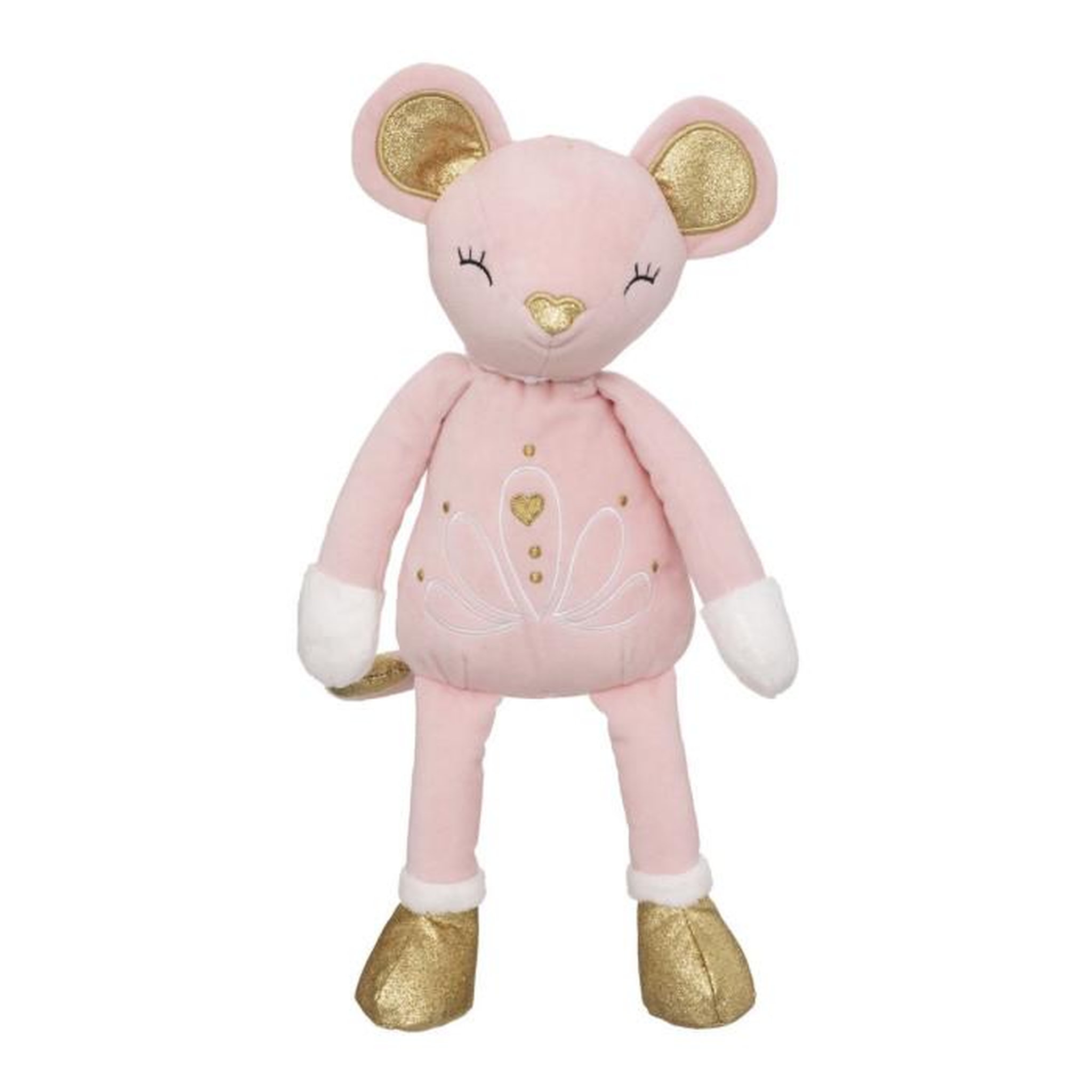 Voir la diapositive 2 : Atmosphera Kids Lot de 2 Peluches Enfant  Souris & Maman  28cm Rose