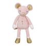 Voir la diapositive 2 : Atmosphera Kids Lot de 2 Peluches Enfant  Souris & Maman  28cm Rose
