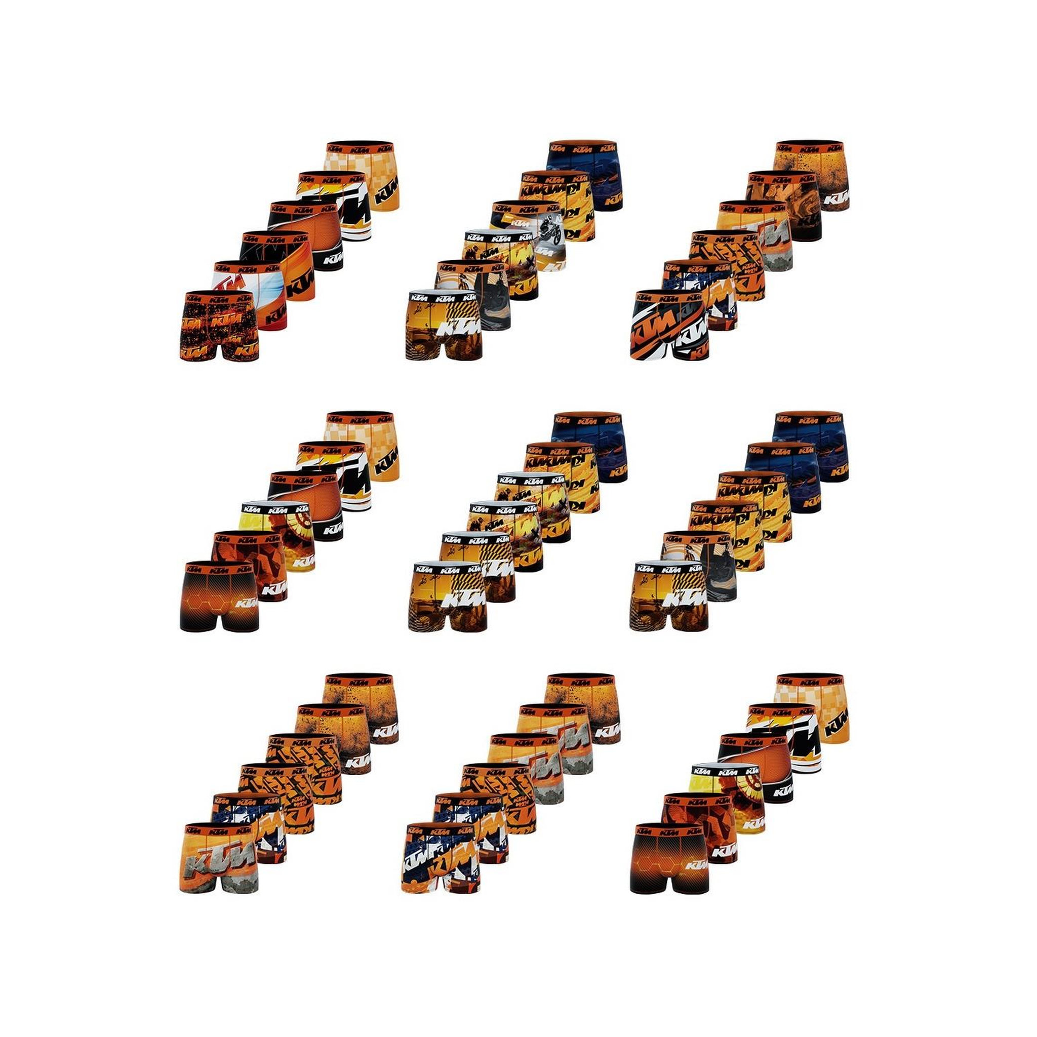 Voir la diapositive 3 : KTM Pack surprise de 6 boxers homme