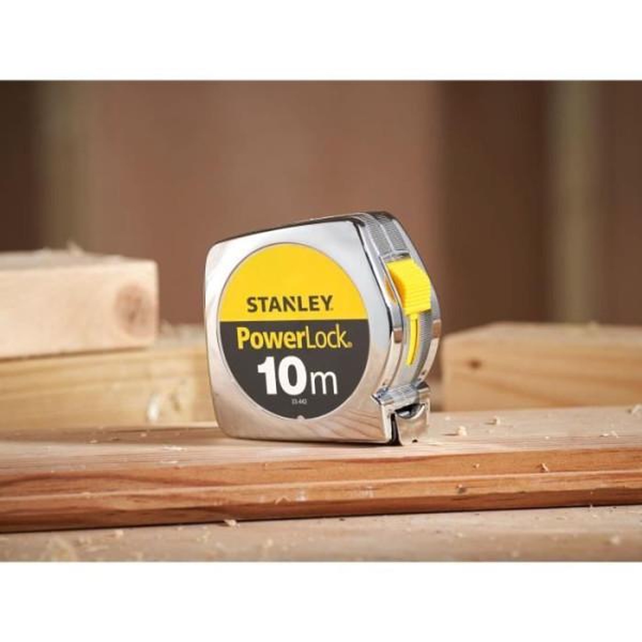 Voir la diapositive 5 : Stanley Mesure - stanley - 1-33-442 - 10 m x 25 mm - powerlock classic abs