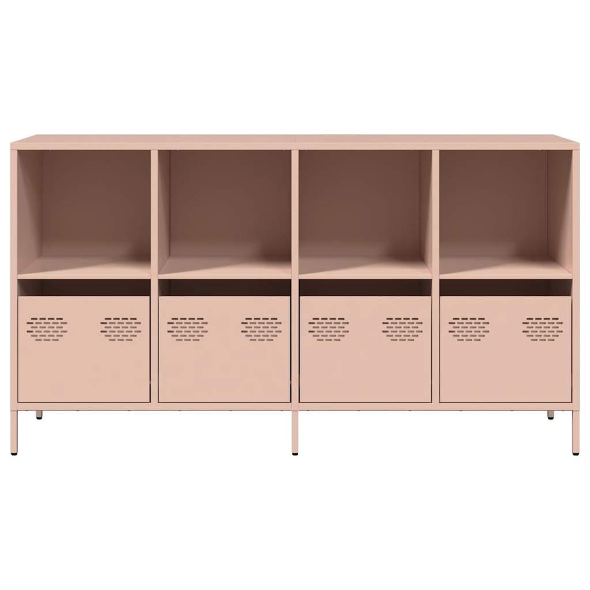 Voir la diapositive 5 : VIDAXL Buffet rose 135x39x73,5 cm acier lamine a froid